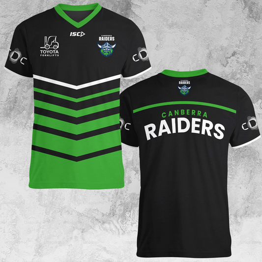 Canberra Raiders NRL 2025 Limited Edition V-neck T-Shirt TM NTA V8