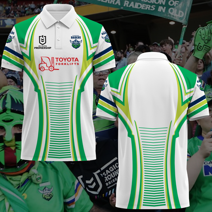 Canberra Raiders NRL 2025 Polo Shirt TM NTA V2