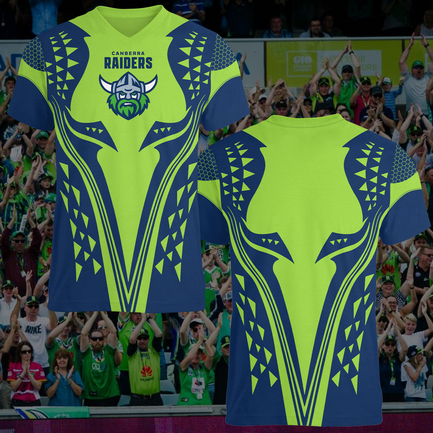 Canberra Raiders NRL 2025 T-Shirt TM NTA V2