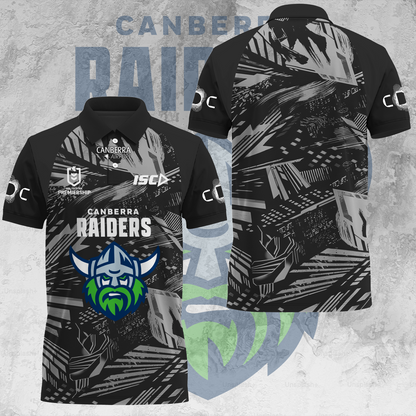 Canberra Raiders NRL 2025 We Are Raiders Limited Edition Polo Shirt TM V2