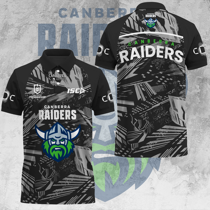 Canberra Raiders NRL 2025 We Are Raiders Limited Edition Polo Shirt TM V3