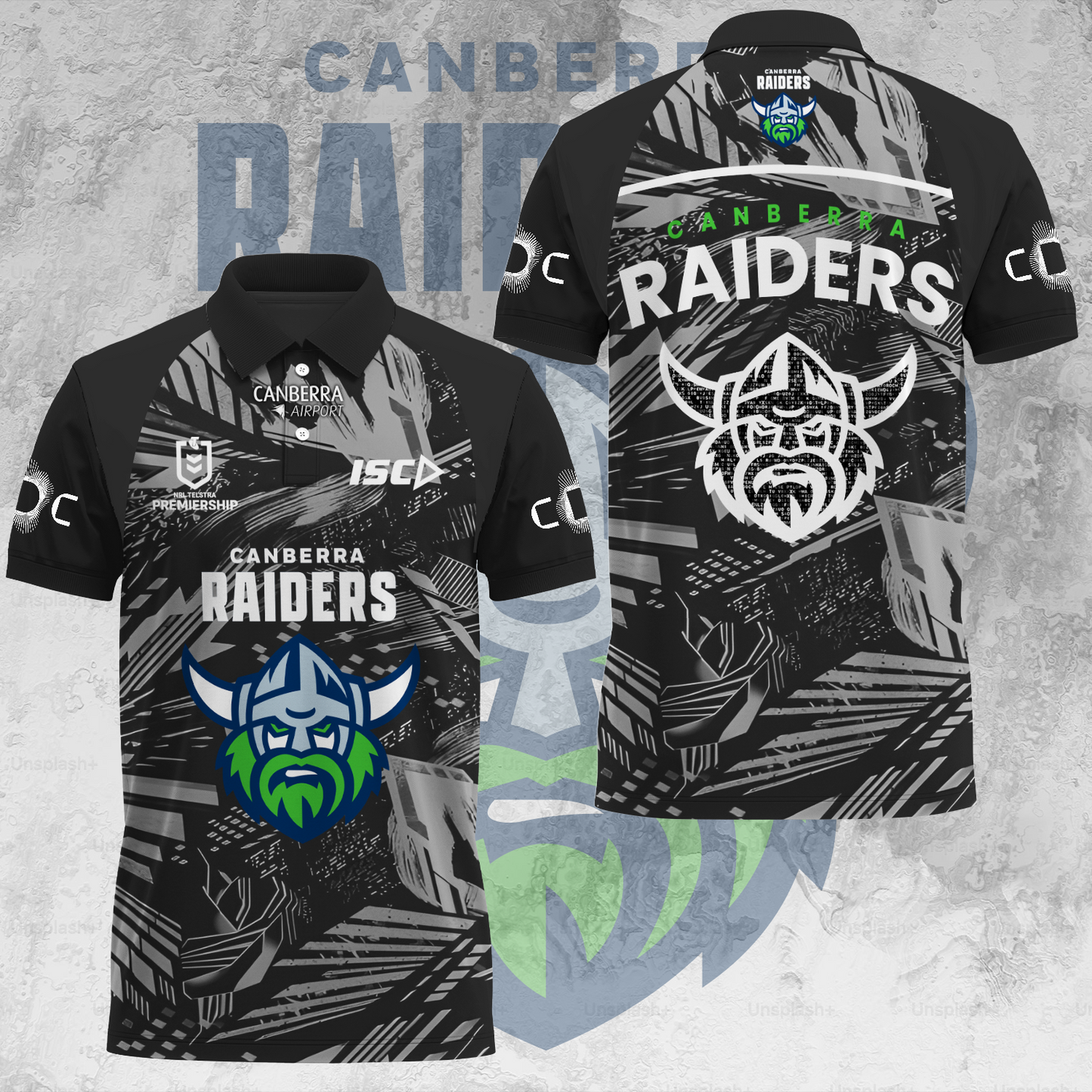 Canberra Raiders NRL 2025 We Are Raiders Limited Edition Polo Shirt TM V4