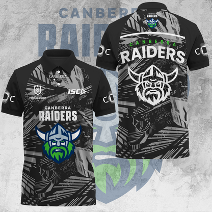 Canberra Raiders NRL 2025 We Are Raiders Limited Edition Polo Shirt TM V4