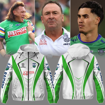 Canberra Raiders NRL 2025 Windbreaker Jacket TM NTA V2