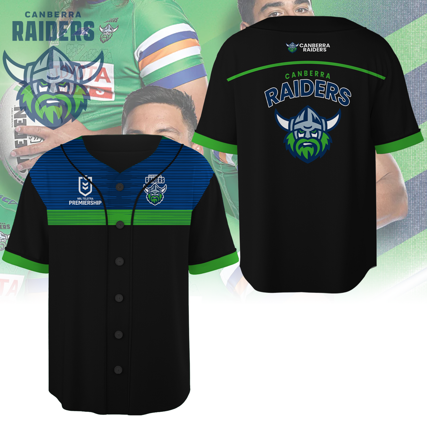 Canberra Raiders NRL Limited Edition BB Jersey TM V1