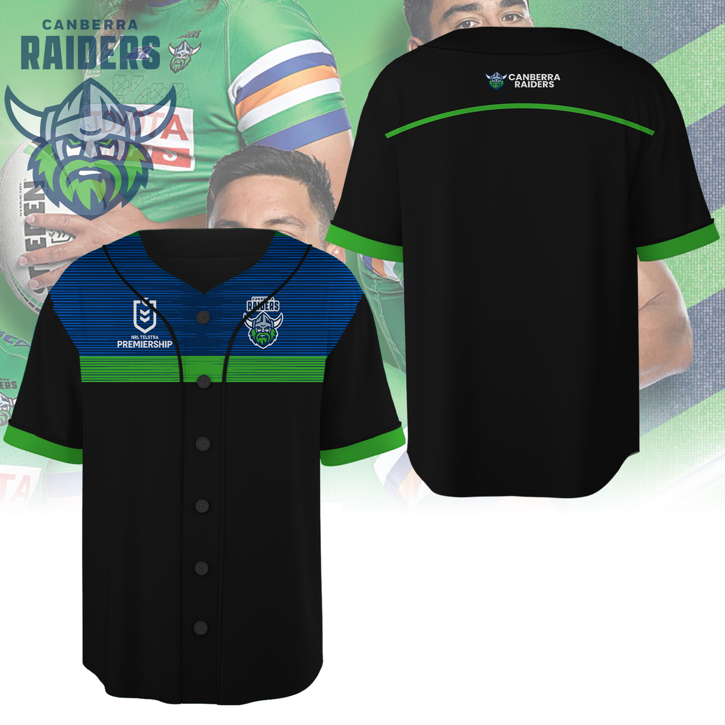 Canberra Raiders NRL Limited Edition BB Jersey TM V2