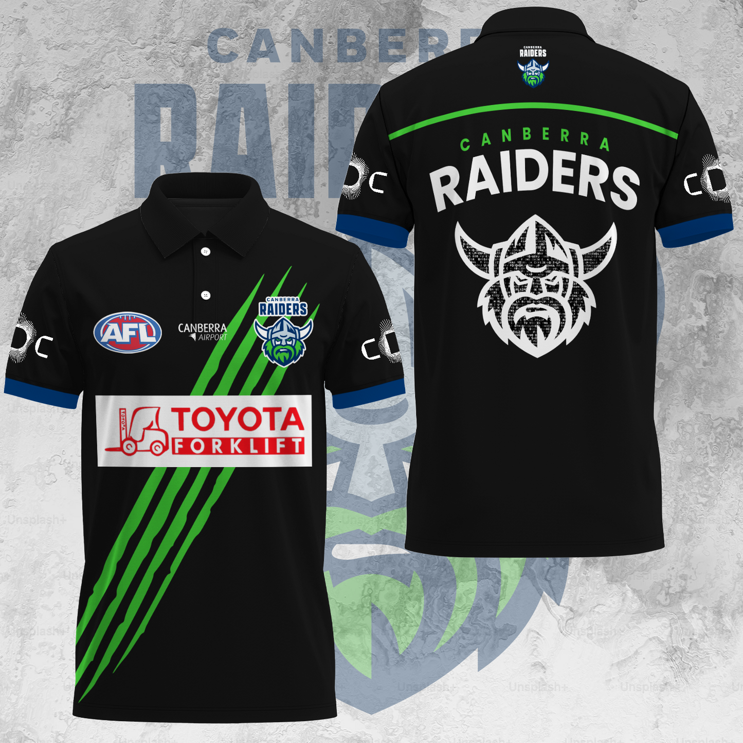 Canberra Raiders NRL Special Edition Polo Shirt TM V1