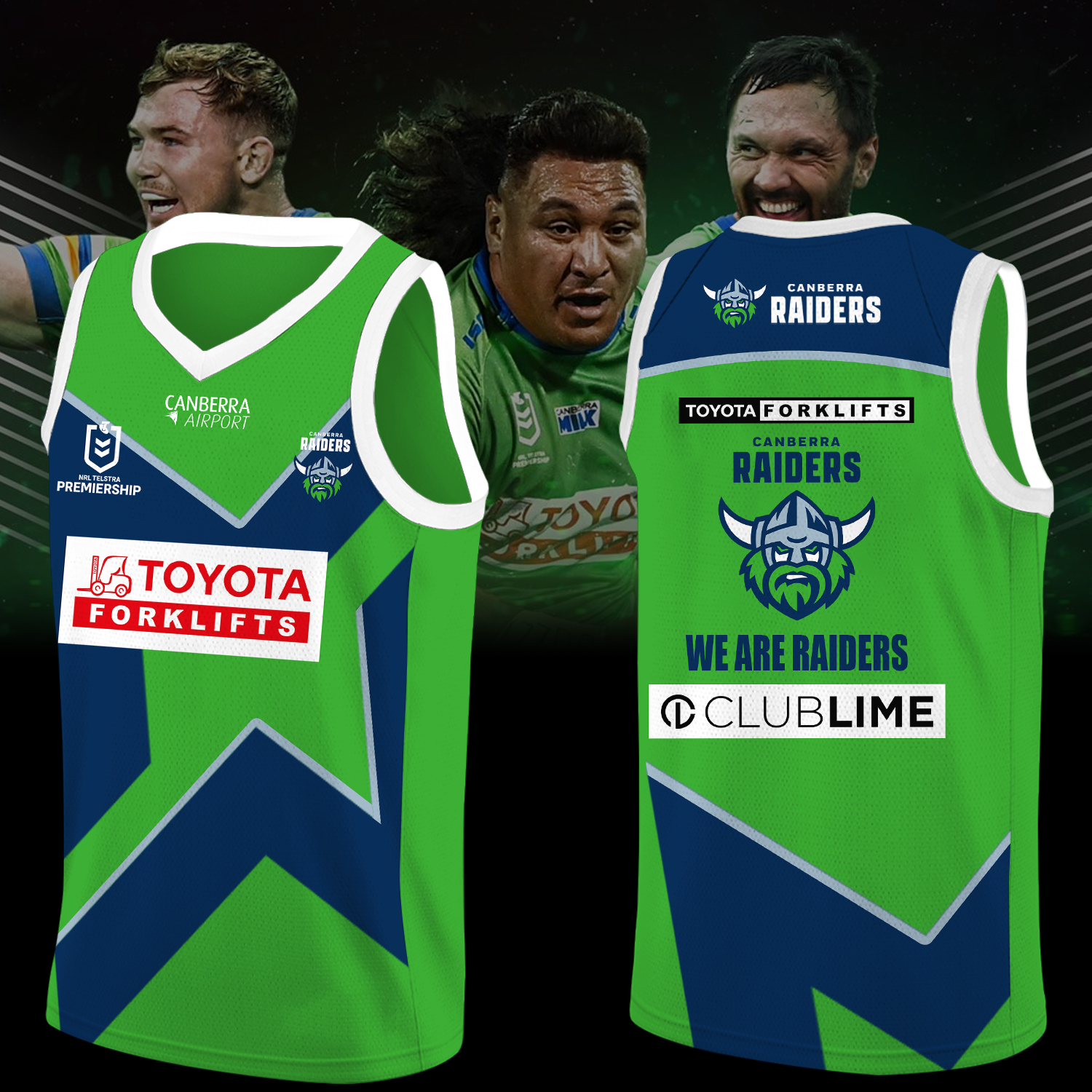 Canberra Raiders NRL We Are Raiders Limited Edition Jersey TM V7