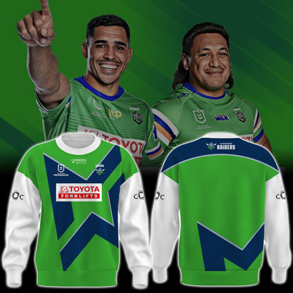 Canberra Raiders NRL We Are Raiders Limited Edition Sweatshirt TM V6