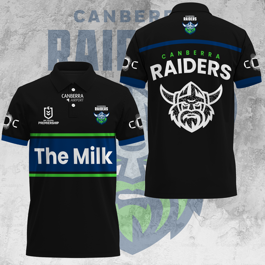 Canberra Riders NRL The Milk Special Edition Polo Shirt TM - Super Savings When Buying Combo V1