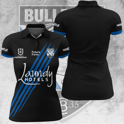 Canterbury-Bankstown Bulldogs 2025 The Dogs Of War Limited Edition Women's Polo TM V3