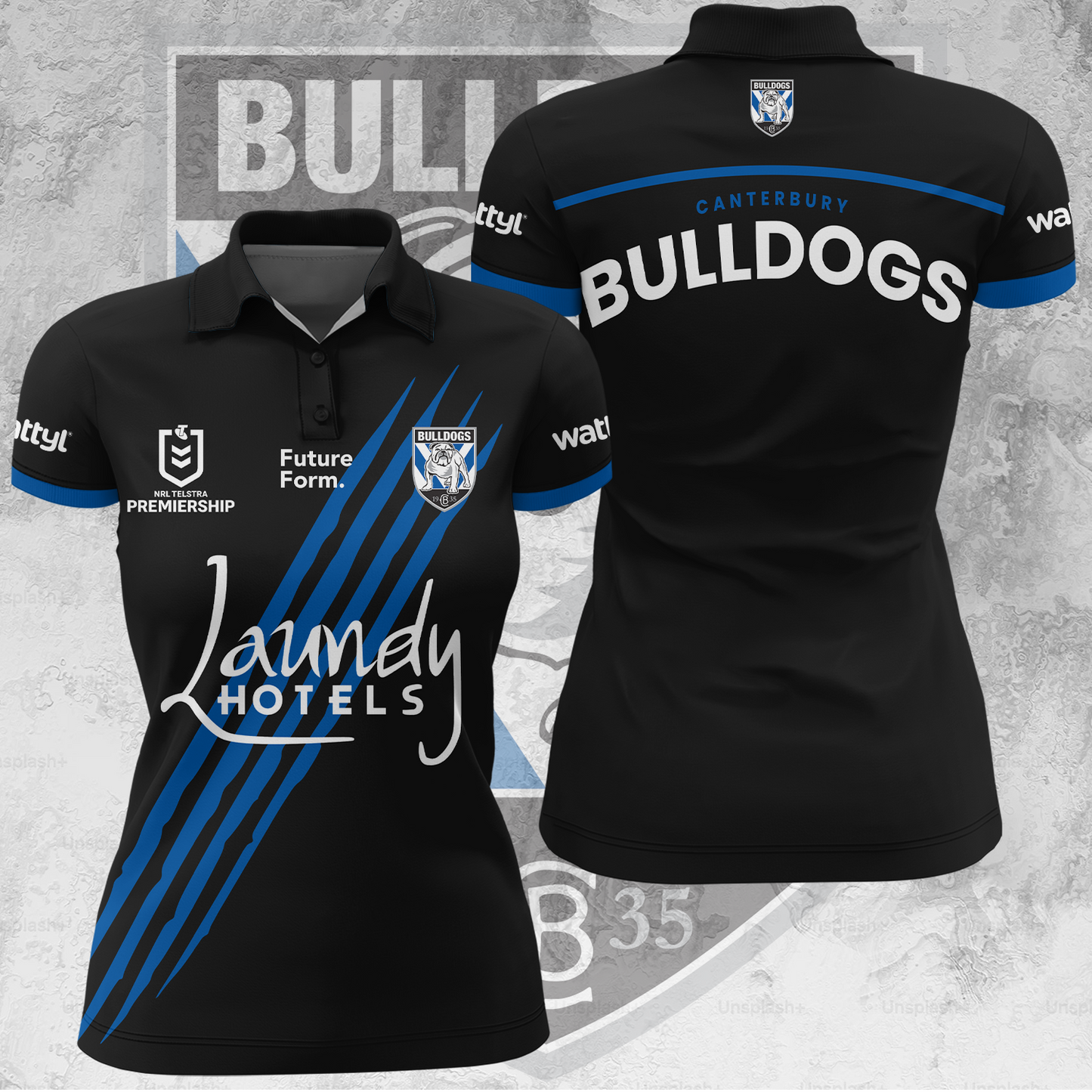 Canterbury-Bankstown Bulldogs 2025 The Dogs Of War Limited Edition Women's Polo TM V4