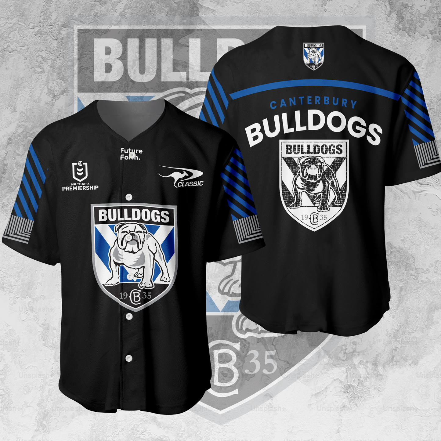 Canterbury-Bankstown Bulldogs NRL 2025 Dogs Of War Limited Edition BB Jersey TM - When you buy a combo - You save more V1