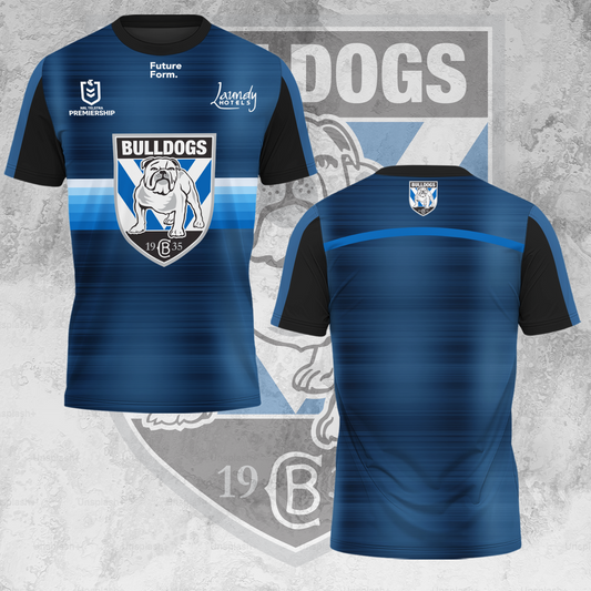 Canterbury-Bankstown Bulldogs NRL 2025 Dogs Of War Limited Edition T-Shirt TM V2