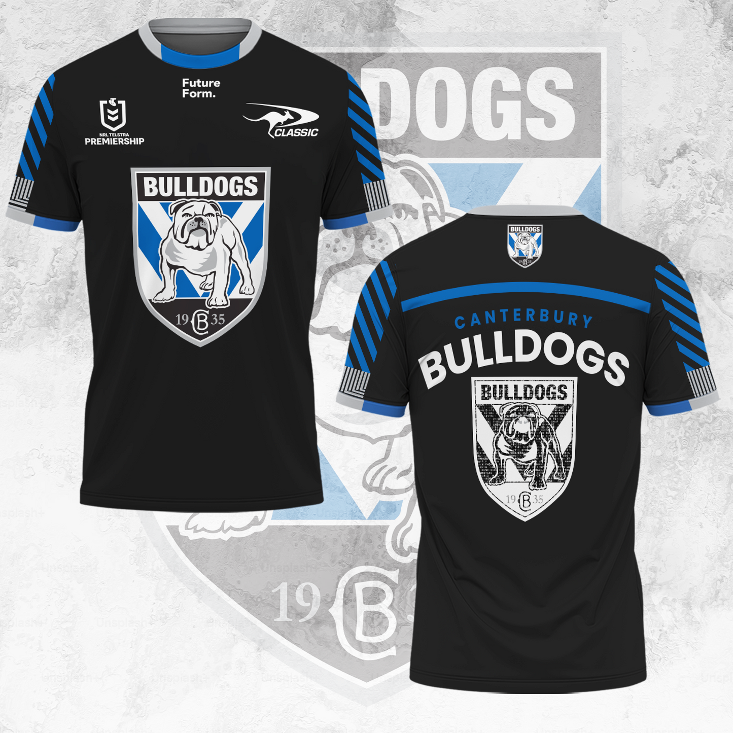 Canterbury-Bankstown Bulldogs NRL 2025 Limited Edition T-Shirt TM V7 NTA