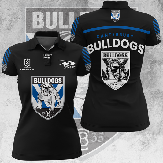 Canterbury-Bankstown Bulldogs NRL 2025 Limited Edition Women's Polo TM V1