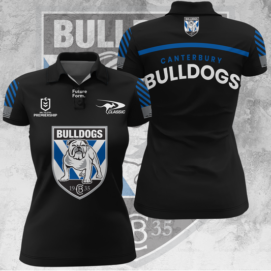 Canterbury-Bankstown Bulldogs NRL 2025 Limited Edition Women's Polo TM V2