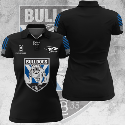Canterbury-Bankstown Bulldogs NRL 2025 Limited Edition Women's Polo TM V3