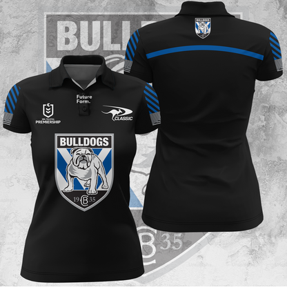 Canterbury-Bankstown Bulldogs NRL 2025 Limited Edition Women's Polo TM V4
