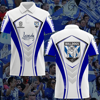 Canterbury-Bankstown Bulldogs NRL 2025 Polo Shirt TM NTA V1