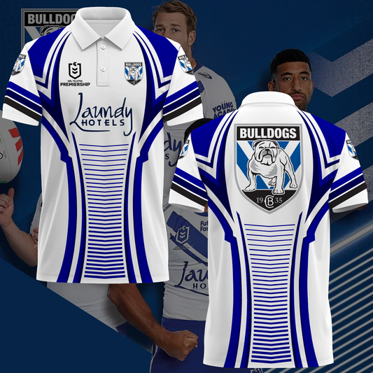 Canterbury-Bankstown Bulldogs NRL 2025 Polo Shirt TM NTA V10