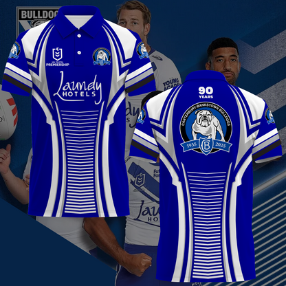 Canterbury-Bankstown Bulldogs NRL 2025 Polo Shirt TM NTA V4