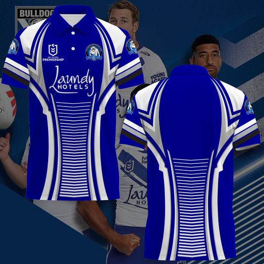 Canterbury-Bankstown Bulldogs NRL 2025 Polo Shirt TM NTA V5