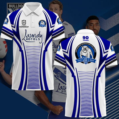 Canterbury-Bankstown Bulldogs NRL 2025 Polo Shirt TM NTA V7