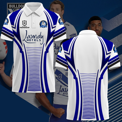 Canterbury-Bankstown Bulldogs NRL 2025 Polo Shirt TM NTA V8