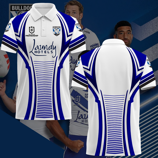 Canterbury-Bankstown Bulldogs NRL 2025 Polo Shirt TM NTA V9