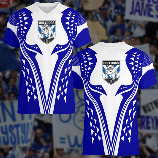 Canterbury-Bankstown Bulldogs NRL 2025 T-Shirt TM NTA V1