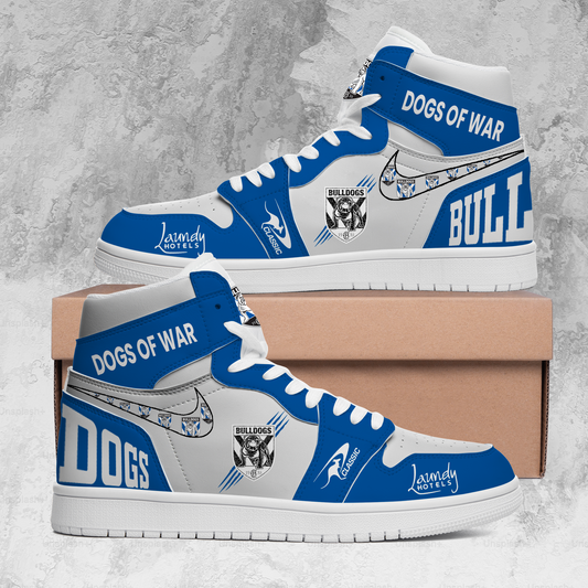 Canterbury-Bankstown Bulldogs NRL 2025 The Dogs Of War Limited Edition A1 Shoes TM NTA V1