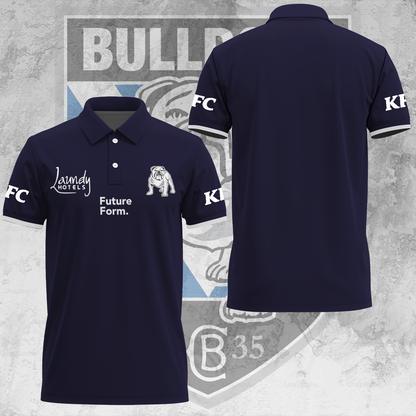 Canterbury-Bankstown Bulldogs NRL 2025 The Dogs Of War Limited Edition Polo Shirt TM V20