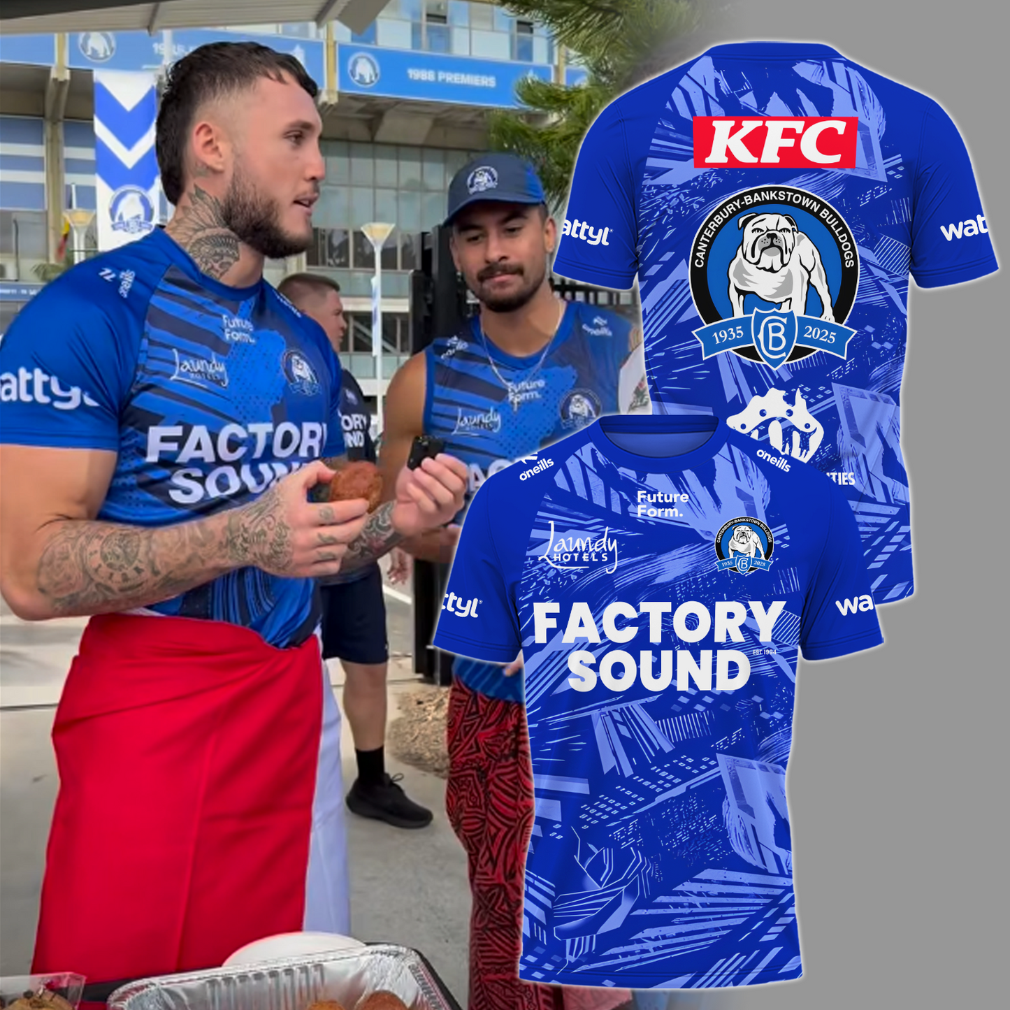 Canterbury-Bankstown Bulldogs NRL 2025 The Dogs of War Limited Edition T-Shirt TM V11