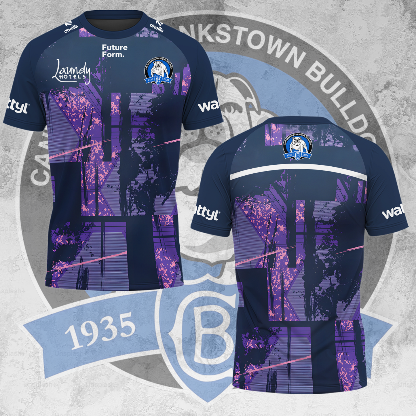 Canterbury-Bankstown Bulldogs NRL 2025 The Dogs Of War Limited Edition T-Shirt TM V11