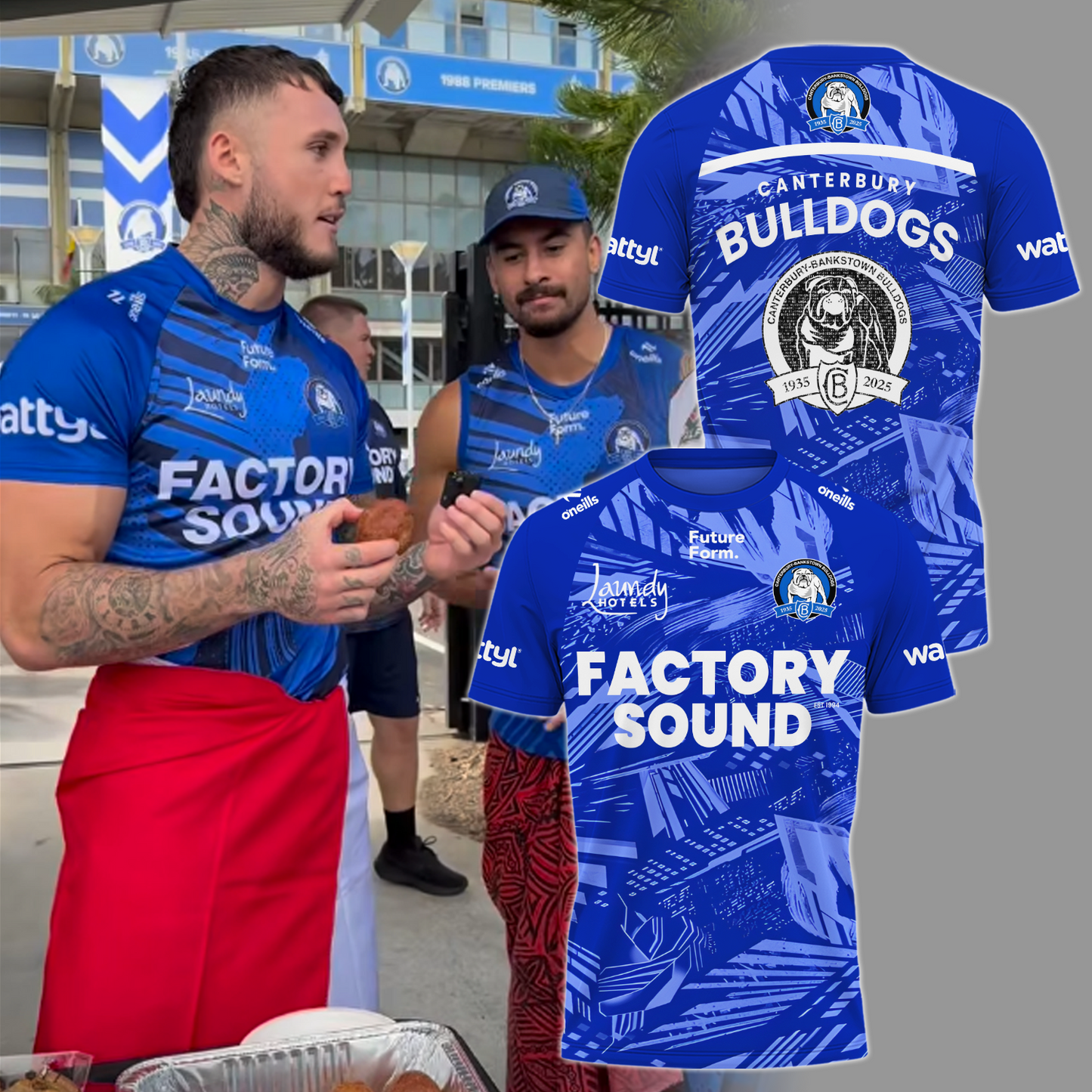 Canterbury-Bankstown Bulldogs NRL 2025 The Dogs of War Limited Edition T-Shirt TM V13