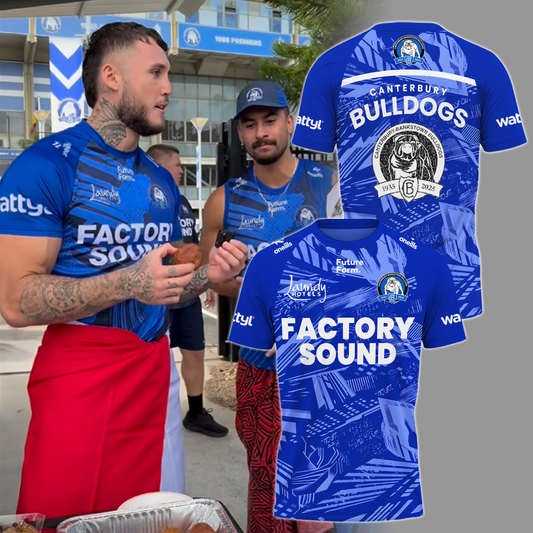 Canterbury-Bankstown Bulldogs NRL 2025 The Dogs of War Limited Edition T-Shirt TM V13