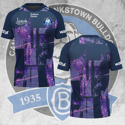 Canterbury-Bankstown Bulldogs NRL 2025 The Dogs Of War Limited Edition T-Shirt TM V13