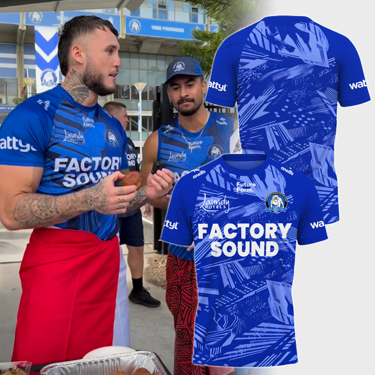 Canterbury-Bankstown Bulldogs NRL 2025 The Dogs of War Limited Edition T-Shirt TM V2