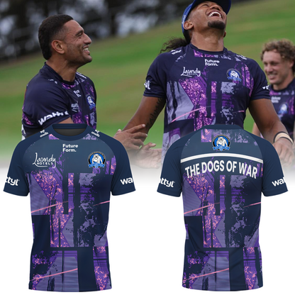 Canterbury-Bankstown Bulldogs NRL 2025 The Dogs Of War Limited Edition T-Shirt TM V3