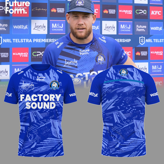 Canterbury-Bankstown Bulldogs NRL 2025 The Dogs of War Limited Edition T-Shirt TM V4