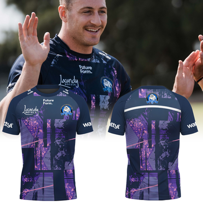 Canterbury-Bankstown Bulldogs NRL 2025 The Dogs Of War Limited Edition T-Shirt TM V4