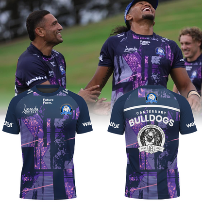 Canterbury-Bankstown Bulldogs NRL 2025 The Dogs Of War Limited Edition T-Shirt TM V5