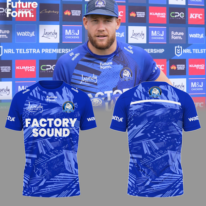Canterbury-Bankstown Bulldogs NRL 2025 The Dogs of War Limited Edition T-Shirt TM V7