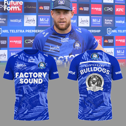 Canterbury-Bankstown Bulldogs NRL 2025 The Dogs of War Limited Edition T-Shirt TM V8