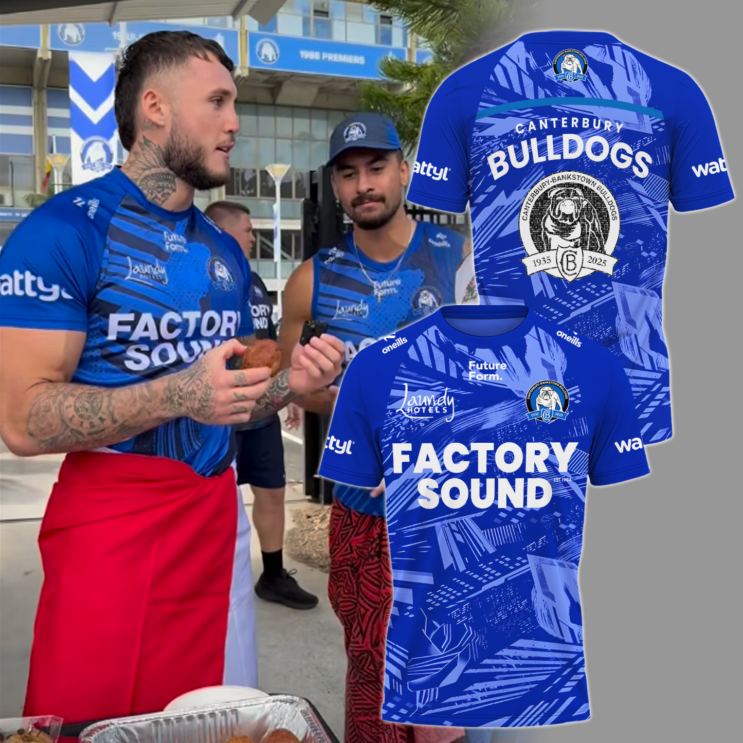 Canterbury-Bankstown Bulldogs NRL 2025 The Dogs of War Limited Edition T-Shirt TM V9