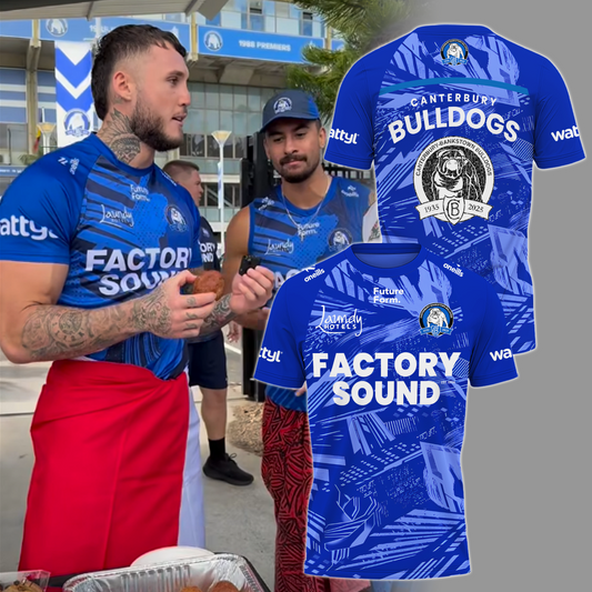 Canterbury-Bankstown Bulldogs NRL 2025 The Dogs of War Limited Edition T-Shirt TM V9