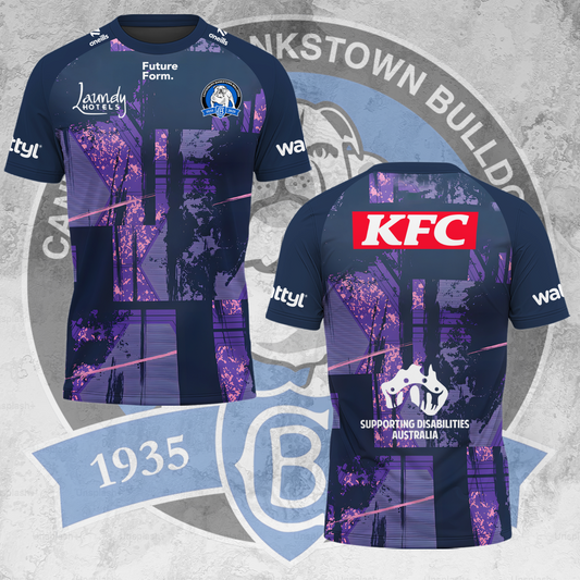 Canterbury-Bankstown Bulldogs NRL 2025 The Dogs Of War Limited Edition T-Shirt TM V9