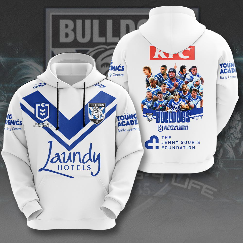Canterbury-Bankstown Bulldogs NRL 2025 The Dogs Of War Special Edition Hoodie TM NTA V26