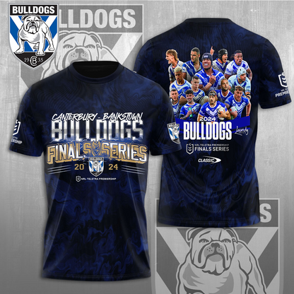 Canterbury-Bankstown Bulldogs NRL 2025 The Dogs Of War Special Edition T-Shirt TM NTA V23